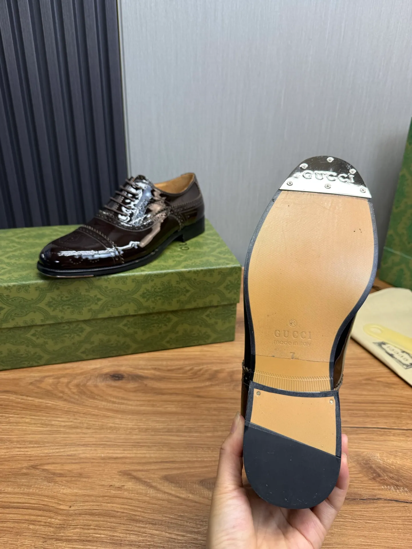 Men's shoes 💰680💰 GUCCI Gucci. Men's business casual leather shoes, all made of imported original brand leather, just to create a more comfortable wearing experience. Upper: original cowhide + imported cowhide lining, original non-slip and wear-resistant outsole ✔️36-45 (38.45 non-refundable)
